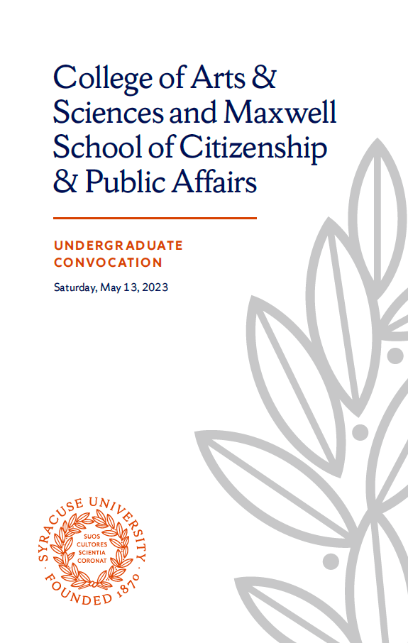 program cover